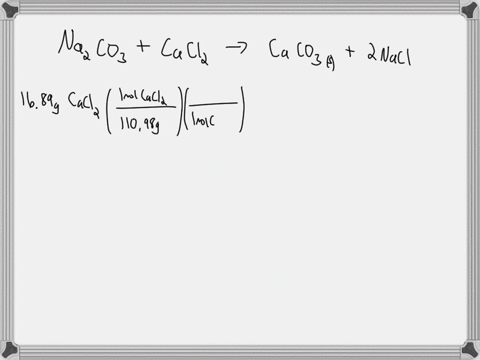 an-excess-of-sodium-carbonate-na2co3-in-solution-is-added-to-a-solution-containing-1689-g-cacl2-after-performing-the-experiment-1347-g-of-calcium-carbonate-caco3-is-produced-calculate-the-percent-yiel