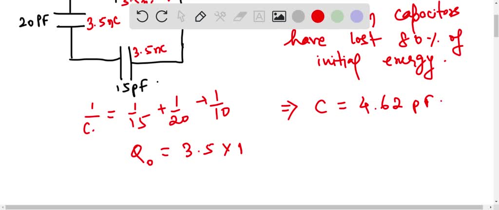 SOLVED: In the circuit shown in Fig. E26.47 each capacitor initially ...