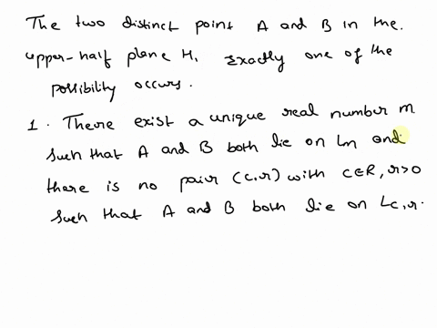 hyperbolic-geometry-construct-a-line-through-the-given-two-points-in-the-poincare-half-plane-model-and-construct-a-line-through-the-given-two-points-in-the-poincare-disk-model-10372