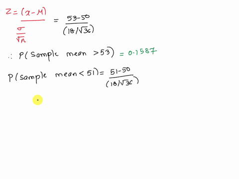 a-population-has-mean-of-50and-a-standard-deviation-of-18if-a-random-sample-of-36-is-taken-what-is-the-probability-that-the-sample-mean-is-each-of-the-following-a-greater-than-53-b-less-than-61006
