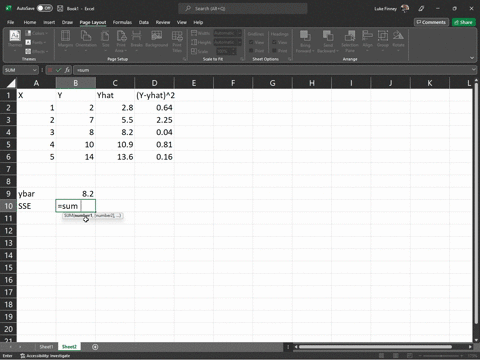 given-are-five-observations-for-two-variables_-and-y_-the-estimated-regression-equation-for-these-data-is-y-01-27-compute-sse-sst-and-ssr-using-the-following-equations-to-decimal-sse-zy-sst-08056
