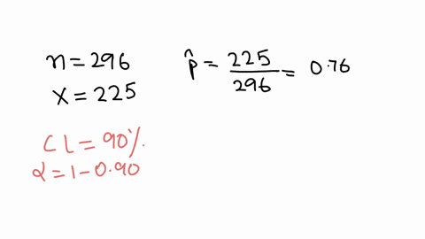 assume-that-a-sample-is-used-to-estimate-a-population-proportion-p-find-the-90-confidence-interval-for-a-sample-of-size-296-with-225-successes-enter-your-answer-as-a-tri-linear-inequality-using-decima