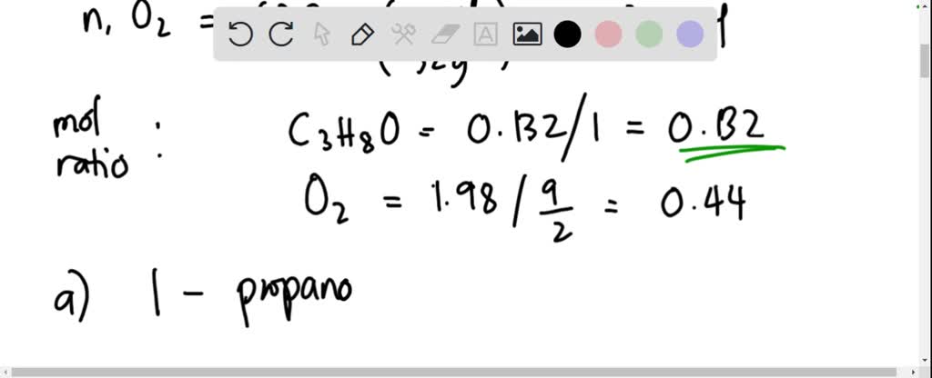 solved-a-sample-of-7-95-g-of-liquid-1-propanol-c3h8o-is-combusted