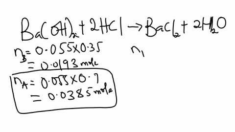 in-a-constant-pressure-calorimeter-550-ml-of-0350-m-baoh-was-added-to-550-ml-of-0700-m-hcl-the-reection-caused-the-temperature-of-the-solution-t0-rise-from-2281-c-to-2758-cif-the-solution-ha-56936