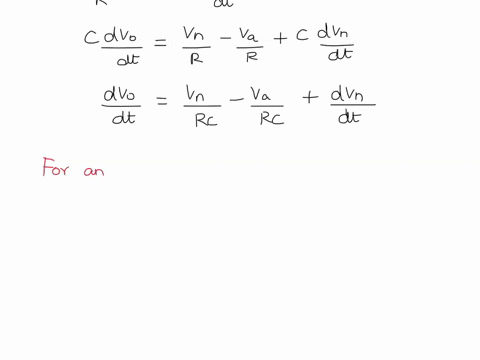 q5-794-there-is-no-energy-stored-in-the-capacitors-in-the-pspice-circuit-shown-in-fig-p794-at-the-instant-the-two-multisim-switches-close-assume-the-op-amp-is-ideal-a-find-as-a-function-of-v-61336