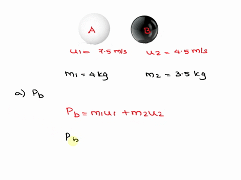 consider-two-balls-colliding-again-this-time-both-balls-are-going-in-the-same-direction-a-white-ball-mass-40-kg-with-a-speed-of-75-ms-is-approach-a-black-ball-mass-35-kg-that-has-a-speed-of-71759