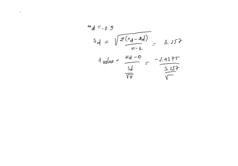 observation-2-3-4-5-xi-9-l-76-74-57-83-81-66-66-yi-107-56-94-78-90-85-determine-p-xi-yi-for-each-pair-of-data-compute-d-and-sd-test-if-pd-0-at-the-005-level-of-significance-compute-a-95-conf-51085