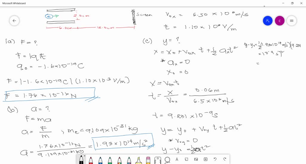 SOLVED: Deflection in a CRT. Cathode-ray tubes (CRTs) are often found ...