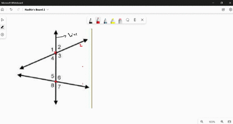 in-the-diagram-which-pair-of-angles-are-corresponding-anglesa-transversal-intersects-2-lines-to-form-8-angles-clockwise-from-the-top-the-angles-are-1-2-3-4-5-6-7-8angle-1-and-angle-8angle-4-97377
