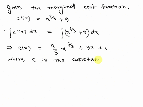find-the-cost-function-if-the-marginal-cost-function-is-given-by-cx-x23-9-and-64-units-cost-1237-88901