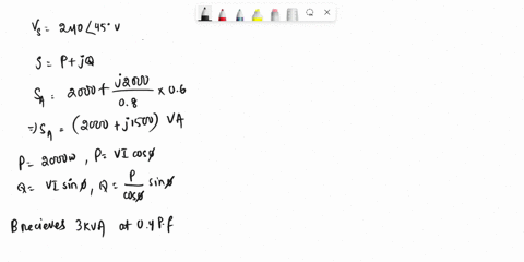 Refer to the circuit below. The total real power consumed by...