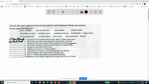 chaose-the-word-or-group-of-words-described-in-each-statement-write-your-answer-on-the-pace-provlded-for-polar-covalent-sea-of-electrons-non-metals-double-bond-non-polar-covalent-metallic-bo-34712