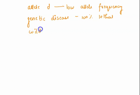 an-allele-d-is-maintained-at-a-low-allele-frequency-in-a-diploid-population-for-many-generations-even-though-it-causes-a-genetic-disease-that-is-100-lethal-when-present-in-two-copies-ie-the-10602