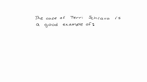 the-case-of-terri-schiavo-is-a-good-example-of-active-euthanasia-physician-assisted-suicide-why-people-should-support-hospice-how-important-advance-directives-are