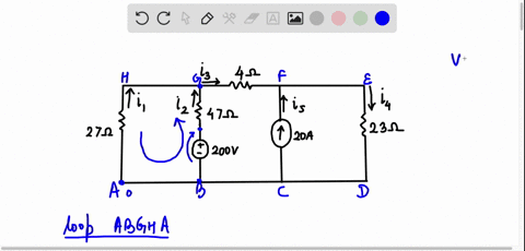 write-the-kvl-equations-for-the-3-loops-in-the-following-circuit-in-terms-of-i1i21314-and-is_-do-not-solve-the-equations-r1-270-475-r4-230-20a-200v-93883
