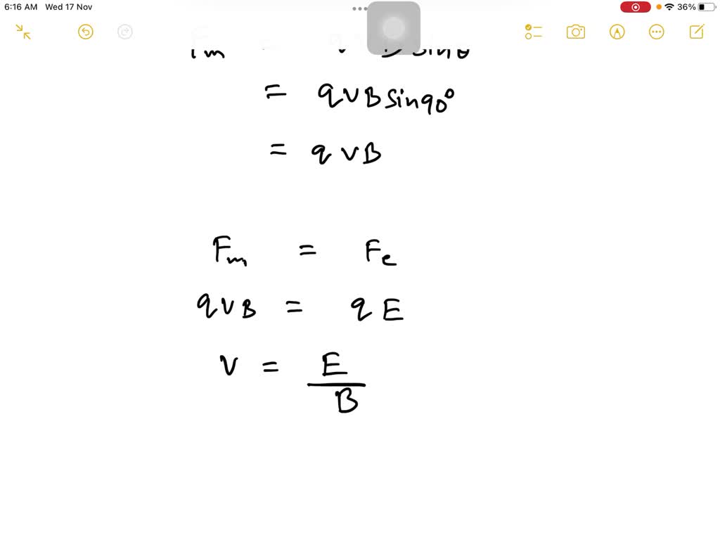 SOLVED (I) What is the value of e/m for a particle that moves in a circle of radius 14 mm in a
