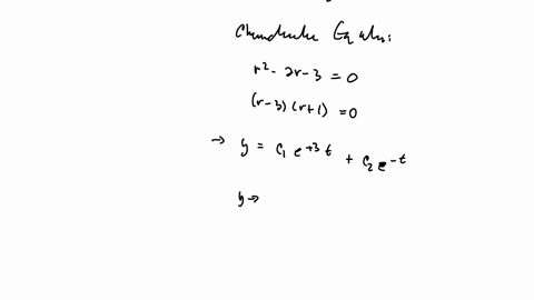 for-the-second-order-differential-equation-yprime-prime-2-yprime-3-y0-2-3-a-find-the-general-solution-yt-b-find-the-value-of-alpha-such-that-the-solution-in-part-a-satisfying-the-initial-condition-y0a
