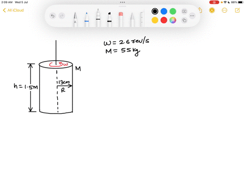 what-is-the-angular-momentum-of-a-figure-skater-spinning-at-26-revs-with-arms-in-close-to-her-body-assuming-her-to-be-a-uniform-cylinder-with-a-height-of-15-m-a-radius-of-13-cm-and-a-mass-of-87686
