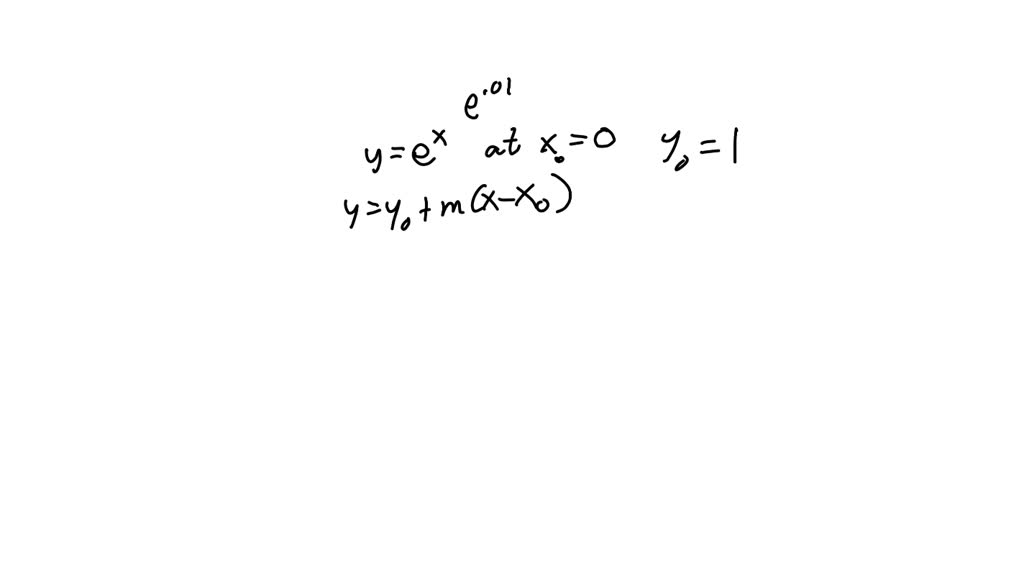 SOLVED Use a linear approximation (or differentials) to estimate the