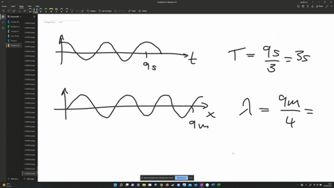 6-the-figure-shows-the-displacement-y-of-a-traveling-wave-at-given-position-as-function-of-time-and-the-displacement-of-the-same-wave-at-a-given-time-as-finction-of-position-cm-cm-determine-67603