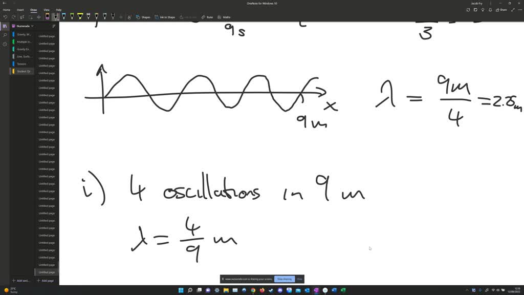 SOLVED: 6) The figure shows the displacement y of a traveling wave at ...