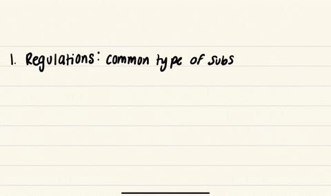 explain-on-the-subsidiary-legislation-categories-with-examples