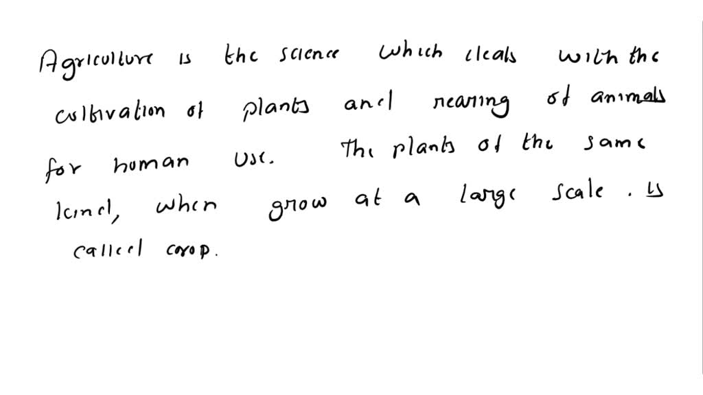 SOLVED Class 8 Science Ch 1 Crop Production and Management Exercise