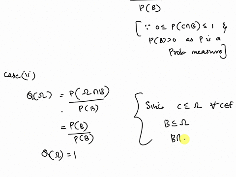 let-f-p-be-a-probability-space-and-b-f-be-such-that-pb-0-define-another-measure-q-f-0-1-be-defined-by-qa-pab-first-show-that-f-q-is-a-probability-space-next-suppose-c-f-such-that-qc-0-prove-15227