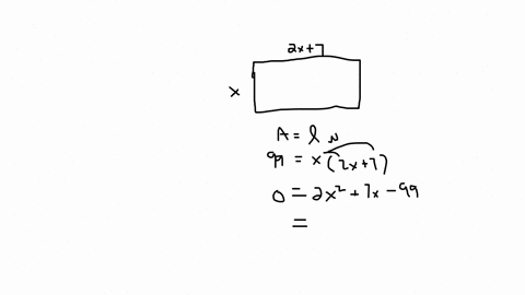 the-length-of-a-rectangle-is-7-m-more-than-twice-the-width-and-the-area-of-the-rectangle-is-99-m2-find-the-dimensions-of-the-rectangle-53913