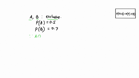 given-that-events-a-and-b-are-mutually-exclusive-and-pa-05-and-pb-07-are-a-and-b-independent-a-no-b-yes-c-cannot-be-determined-49631