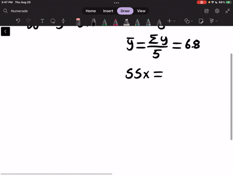 the-table-below-gives-the-list-price-and-the-number-of-bids-received-for-five-randomly-selected-items-sold-through-online-auctions-using-this-data-consider-the-equation-of-the-regression-lin-57546