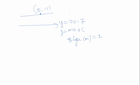 find-the-equation-of-the-line-that-is-parallel-to-the-given-line-and-passes-through-5-1-y-2x-7-21082