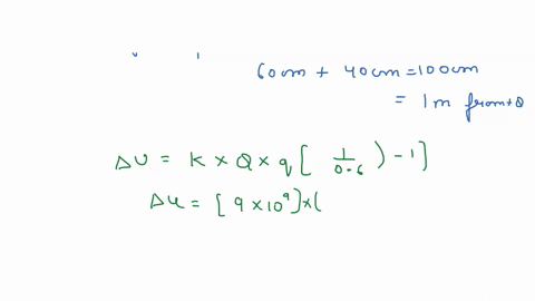 a-particle-of-charge-75-mc-is-released-from-rest-at-the-point-x-60-cm-on-an-x-axis-the-particle-begins-to-move-due-to-the-presence-of-a-charge-q-that-remains-fixed-at-the-originwhat-is-the-k-79903