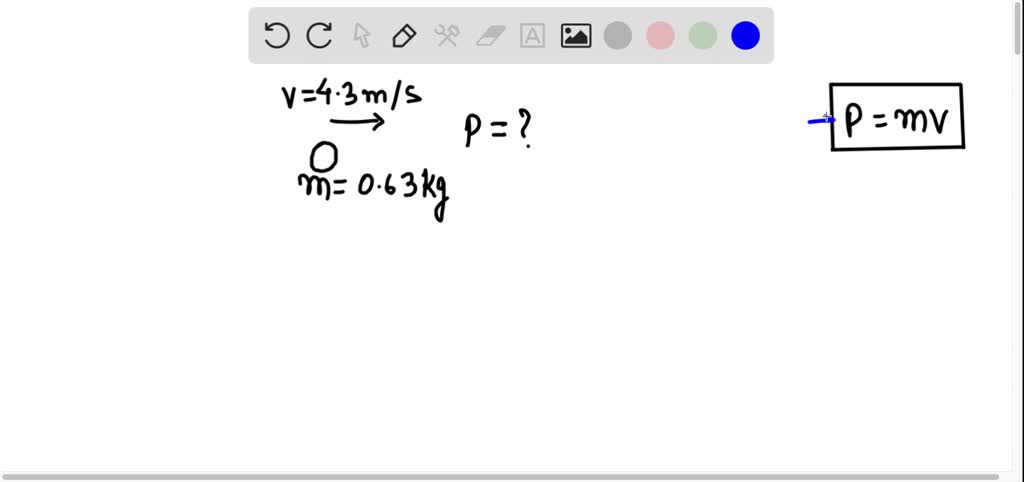 SOLVED: a ball of mass 5kg is moving at 6 m/s. what is the balls momentum?