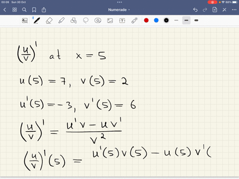 suppose-that-u-and-v-are-differentiable-at-x5-and-that-u5-7-v52-u5-3-and-v5-6-find-the-derivative-of-uv-when-x5-69182
