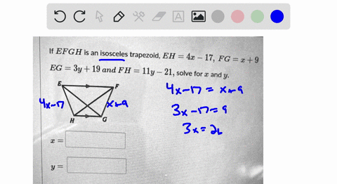 if-efgh-is-an-isosceles-trapezoid-eh-4x-17-fg-29-eg-3y-19-and-fh-1ly-21-solve-for-x-and-y-91877