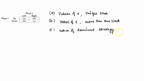 5-consider-the-following-two-player-normal-form-game-where-player-1s-strategies-are-up-down-and-player-2s-strategies-are-left-right-player-2-left-right-xx-00-00-up-down-for-what-values-of-x-57628