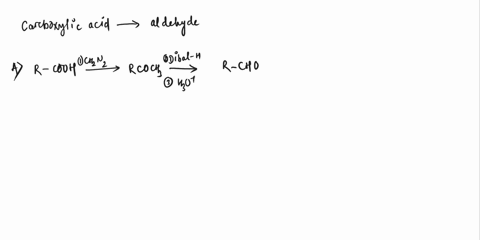 part-a-mark-all-the-sequences-of-reactions-that-convert-carboxylic-acid-t0-an-aldehyde-more-than-one-answer-is-possible-1-chznz-2-dibal-3-hyot-1-nabhz-2-h3o-3-pcc-1-liaiha-2-agnhalzoh-1-soci-86323
