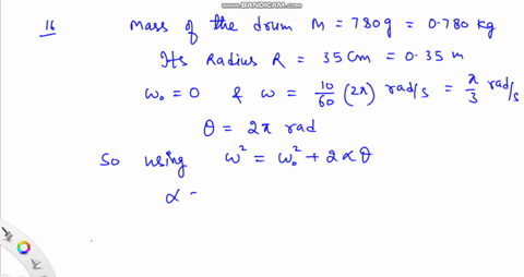 question-16-pts-drum-of-mass-7802-and-radus-3scm-can-freely-rotate-around-an-axel-through-its-middle-there-rope-wrapped-around-the-drum-and-pulling-causes-the-drum-to-begin-spinning-if-the-d-52613