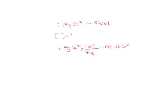 a-solution-contains-774-g-of-calcium-ions-in-total-volume-of-850-ml-calculate-the-concentration-of-calcium-ions-in-eql-and-meql-enter-your-answer-to-three-significant-figures-eql-meql-54747