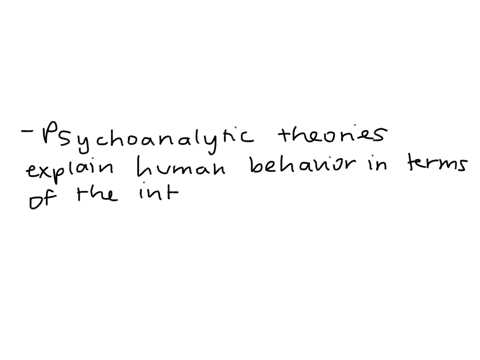 who-is-the-key-proponents-of-psychoanalytic-theory-62787