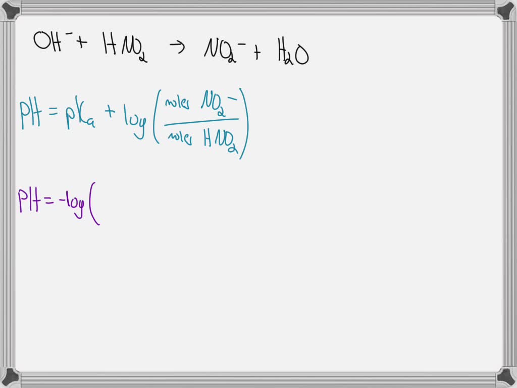 Solved A Buffer Solution Contains 0444 M Nitrous Acid And 0302 M Potassium Nitrite If 00545 3531