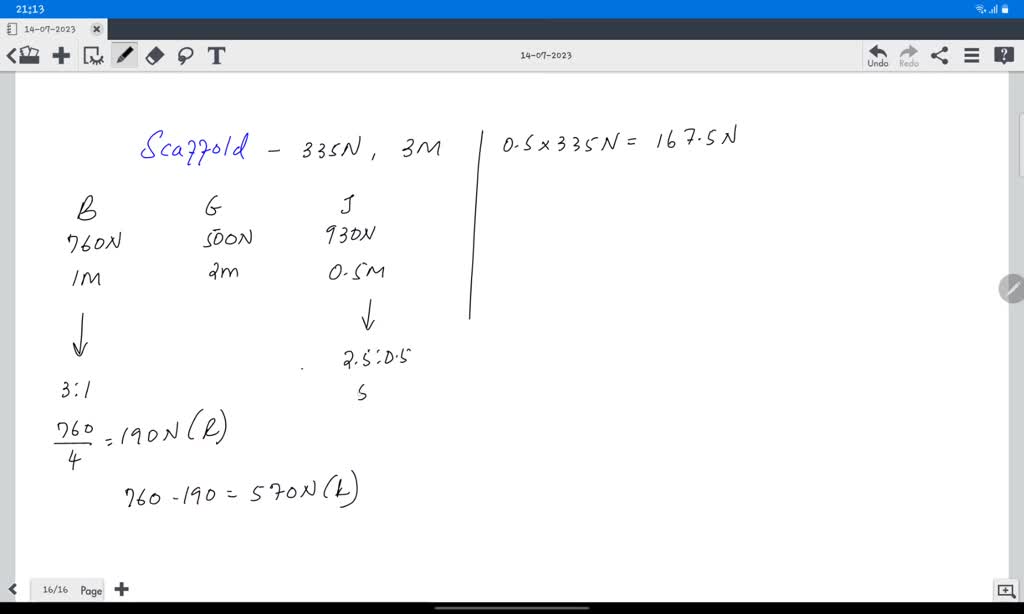 SOLVED Two window washers, Bob and Joe, are on a 3.00mlong, 335N