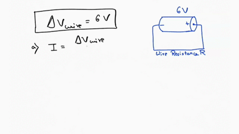 a-wire-is-connected-t0-the-terminals-of-a-6-v-battery-what-is-the-potential-difference-4-vwire-between-the-ends-of-the-wire-and-what-is-the-cument-through-the-wire-if-the-wire-has-the-follow-10001