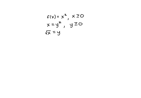 find-a-formula-for-f-1x-identify-the-domain-and-range-of-f-1-verify-that-f-and-f-1-are-inverses-fxx2-72245