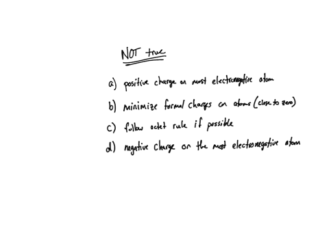 when-using-formal-charges-to-determine-the-best-structure-for-a-molecule-which-of-the-following-is-not-true-select-one-of-the-following-the-best-structure-will-place-positive-formal-charges-07893