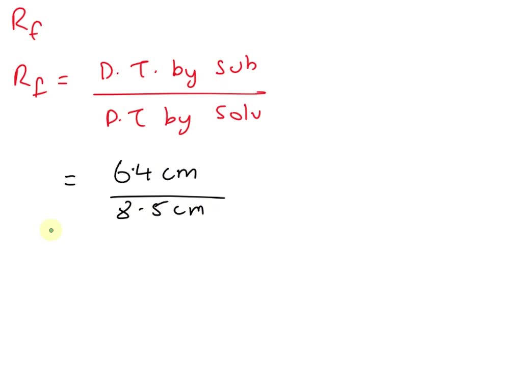 SOLVED Compound X was developed on a TLC plate using a given eluent