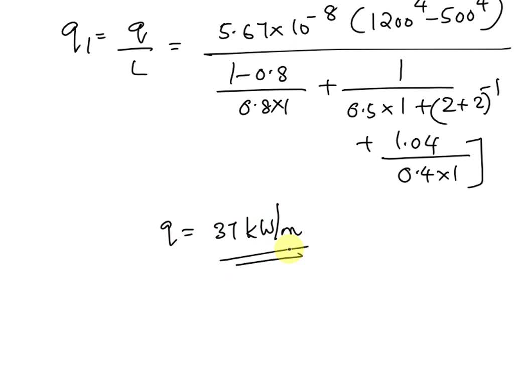 A paint baking oven consists of a long, triangular duct in which a