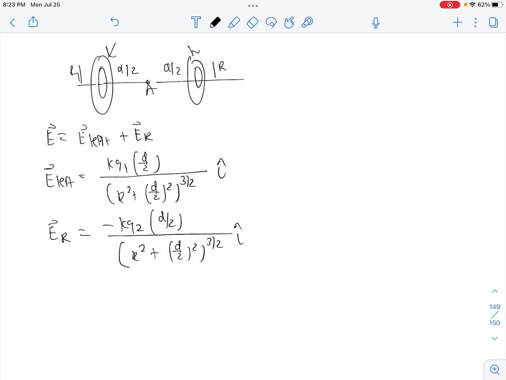 SOLVED Find an expression for the magnitude of the electric field at