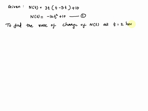 assume-that-the-total-number-nt-in-millions-of-bacteria-present-in-a-culture-at-a-certain-time-t-in-hours-is-given-by-the-formula-n3tt-5t10-the-rate-of-change-of-the-number-of-bacteria-at-th-45738